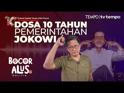 Nilai Rocky Gerung untuk 10 Tahun Jokowi: Dinasti Politik dan Warisan Beban untuk Prabowo Subianto